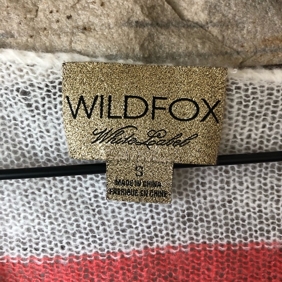 Wildfox White Label cropped Sweater size Small - Picture 2 of 3